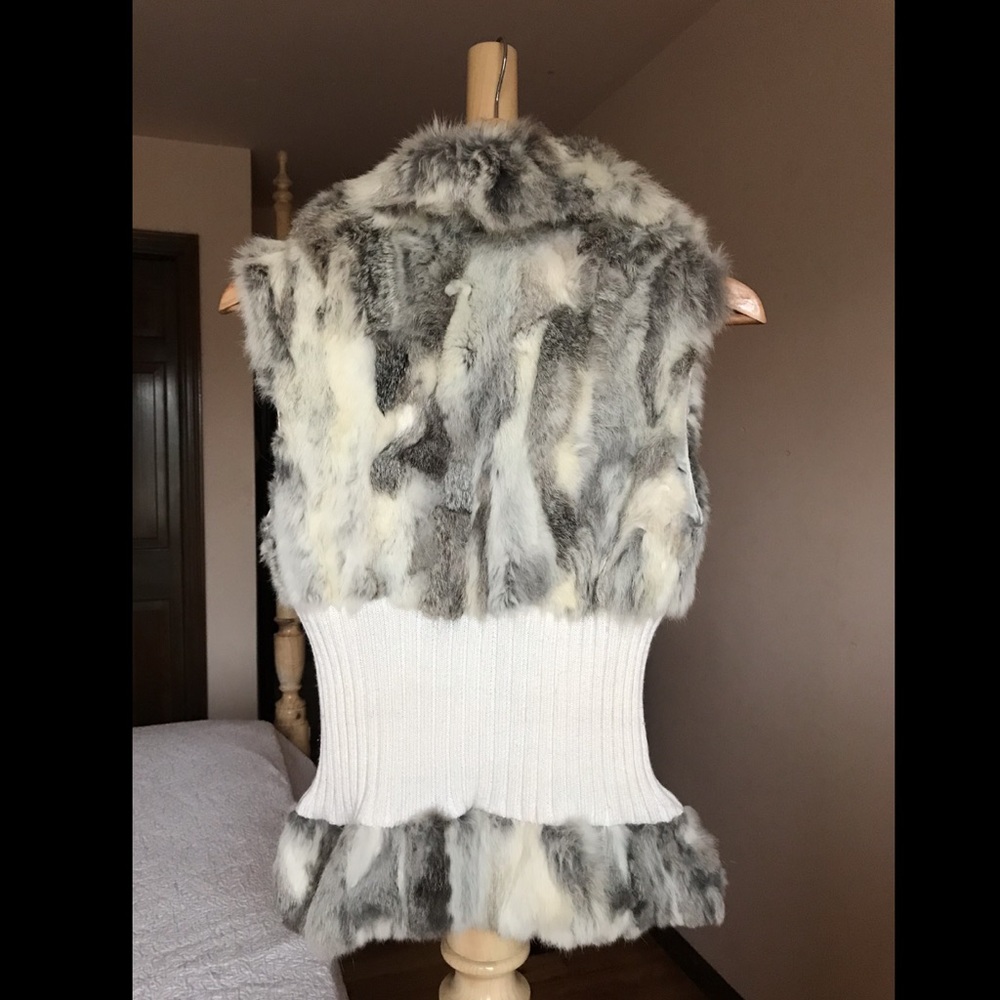 GUESS Rabbit Fur Vest